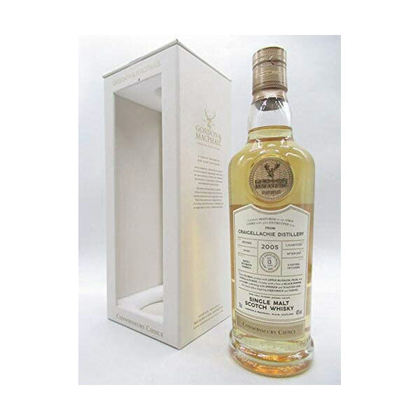 クレイゲラヒ2005 13年　ゴードン&マクファイル コニサーズ・チョイス 飲料・酒 クレイゲラヒ2005 13年 ゴードン&マクファイル コニサーズ